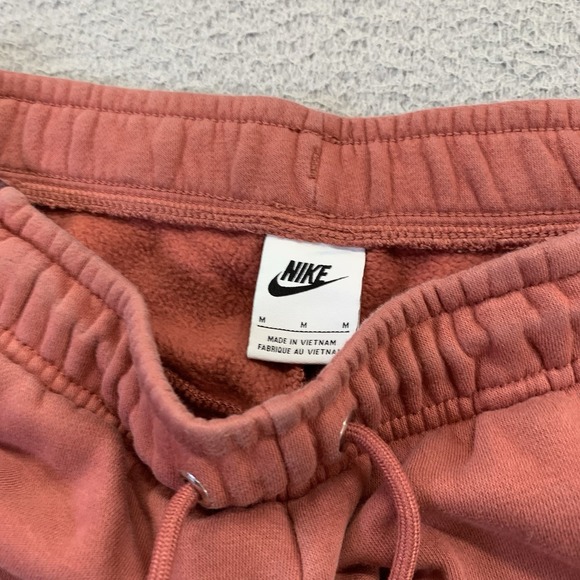 Nike Joggers Womens Medium Icon Clash Fleece‎ Pink Red 28" Inseam Gym Train Run - Picture 6 of 14